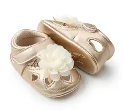 ROMIRUS Новинка 2019 года цветок стиль детская обувь для девочек младенцев мягкая подошва Детские Мокасины Дышащая из искусственной кожи летняя