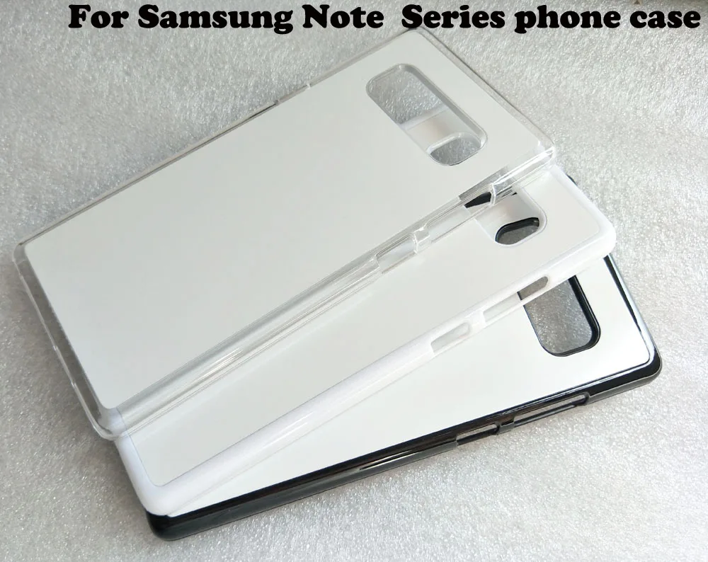 

2d Hard plastic cover For samsung GALAXY grand prime note 9 / Note 3 4 5 8 Sublimation print case with metal plate 5pcs / lot