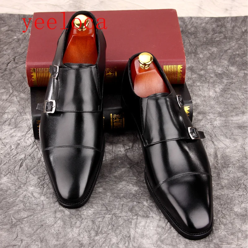Shoes Amicable Yeeloca Mens Dress Shoes Leather Oxford Mens 2019 Dress Wedding Leather Fashion Mengke Square Head Shoes Aromatic Flavor Men's Shoes