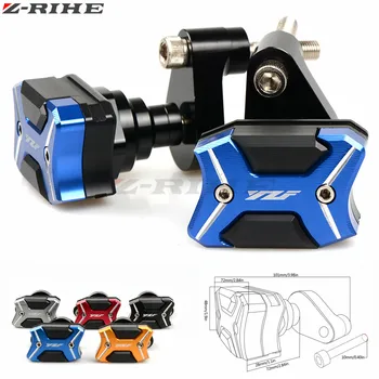 

For YAMAHA YZFR6 2009 2011-2016 Motorbike Frame Sliders Aluminum Motorcycle Left and Right Frame Sliders Anti Crash Protector