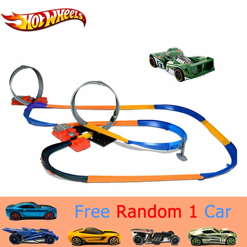 Hot Wheels coche deportivo pista 10 en 1 juego brinquedo Educativo coche pista plástico Matel Hotwheels MODELO DE Y0267 coches de juguete Hot Wheels coche deportivo pista 10 en 1 juego brinquedo Educativo coche pista plástico Matel Hotwheels MODELO DE Y0267 coches de juguete