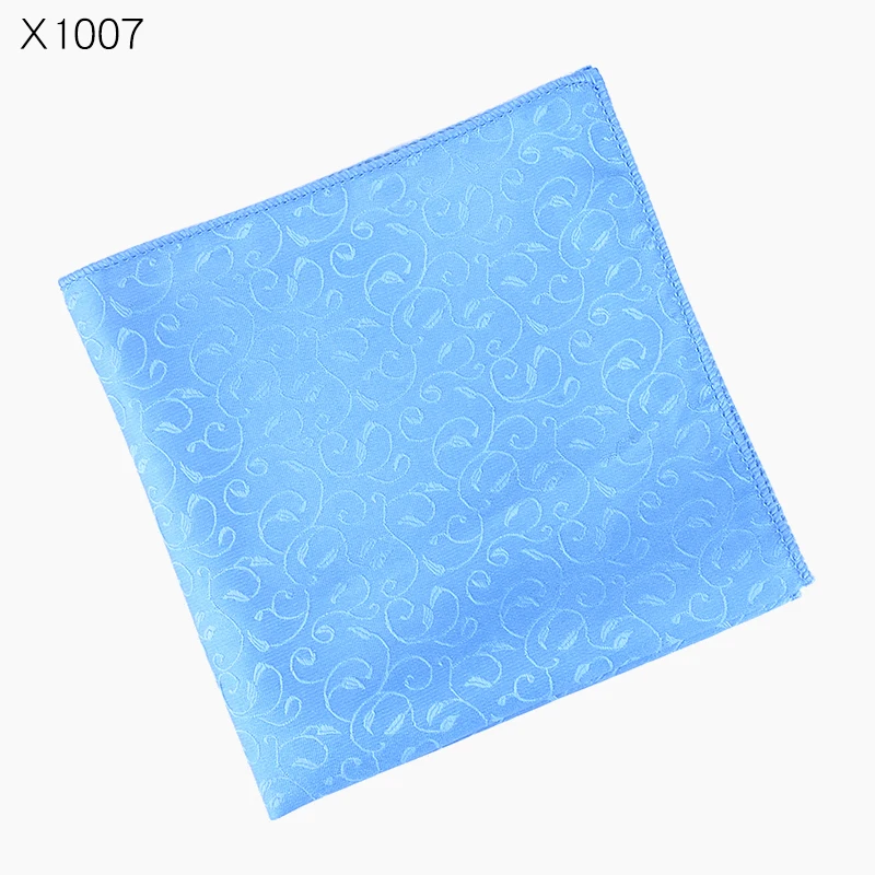 7 Styles Fashion Men's Pocket Square Western Style Floral Handkerchief for Suit Pocket Wedding Square Paisley Hanky