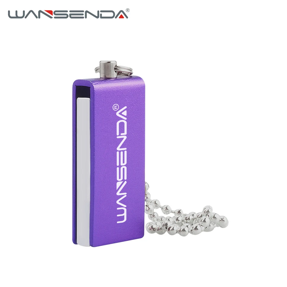 Wansenda цветной usb флеш накопитель модный миниатюрный флэш 64 ГБ 32 16 8 4 нержавеющая