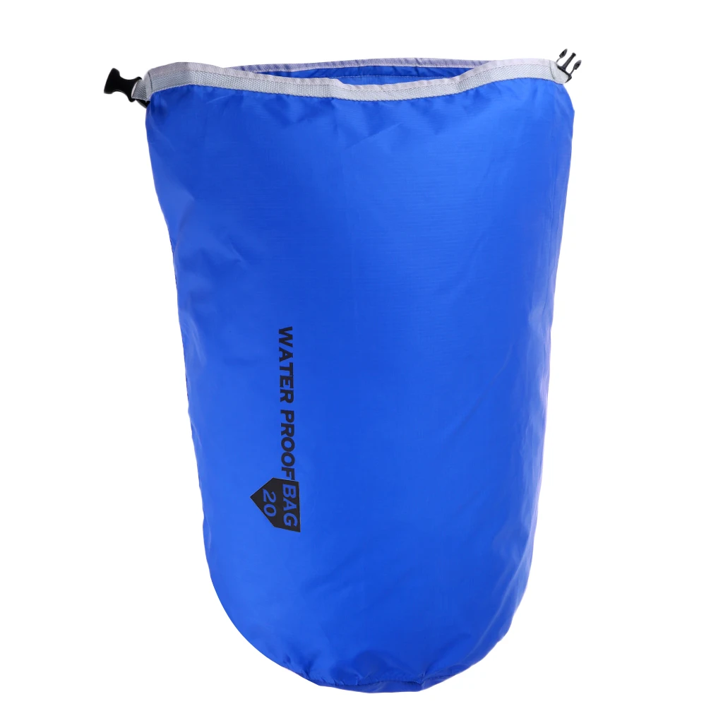 Waterproof Dry Bag Sack Carry Pack 210T Nylon for Outdoor Kayak Canoeing Fishing Sailing Camping Tools 10L/20L/40L/70L