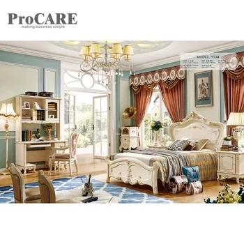 

latest wooden double box bed designs for indian hotel project furniture - 956