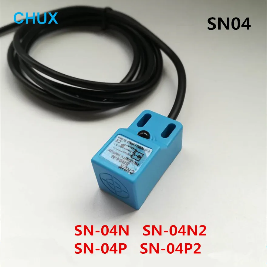 SN04 N SN04 P SN04 N2 SN04 P2 NPN NO NC PNP NO NC Square type Inductive ...