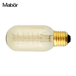 Edison накаливания Античная E27 свет 40 Вт/220 В воспроизведение Droplight T45 Новый