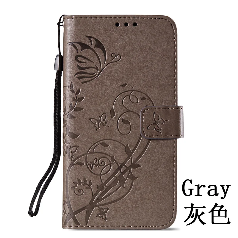 Gray Чехол-Бумажник для телефона Xiaomi Redmi Note 4 4X откидной кожаный чехол Xao mi xiomi Red mi Note4 Red mi Note4X чехлы-подставки полностью Чехлы Funda - Цвет: Gray