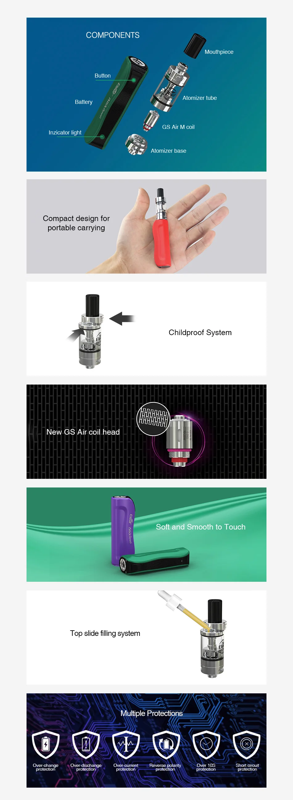 Eleaf iStick Amnis Starter Kit with GS Drive 900mAh