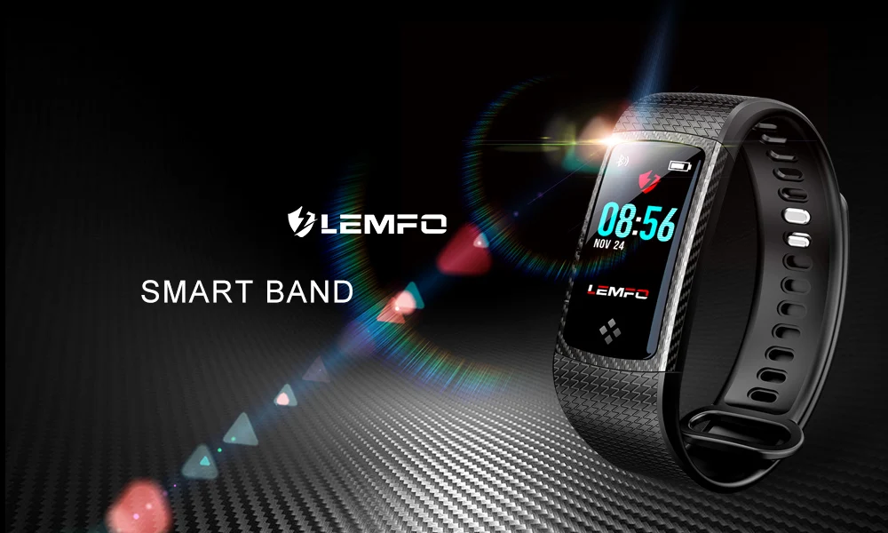 LEMFO LT01 Fitness Bracelet Wristbands  Color LCD Screen Smart Band IP67 Waterproof Fitness Bracelet Heart Rate Monitor Ativity Tracker (11)
