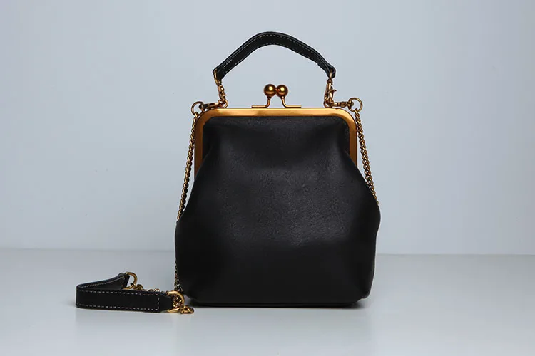 2019 new vintage bag women's handbags leather PU chain shoulder crossbody bags (11)
