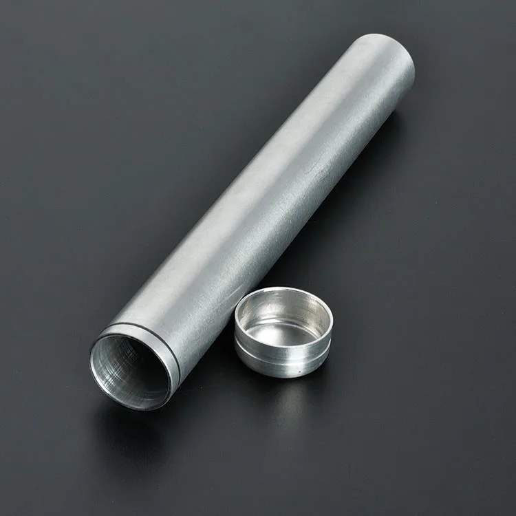 

Free Shipping 1pcs Classic Aluminum Travel Cigar Tube Humidor Holder Cigar Case for 1pcs 200*25mm Cigar tu1251