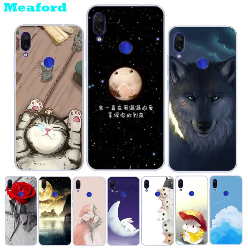 

For Xiaomi Redmi Note 7 Case Cover Printing Soft TPU Coque For Xiaomi Redmi Note 7 Case Silicone Fundas Redmi Note7 Pro Cases