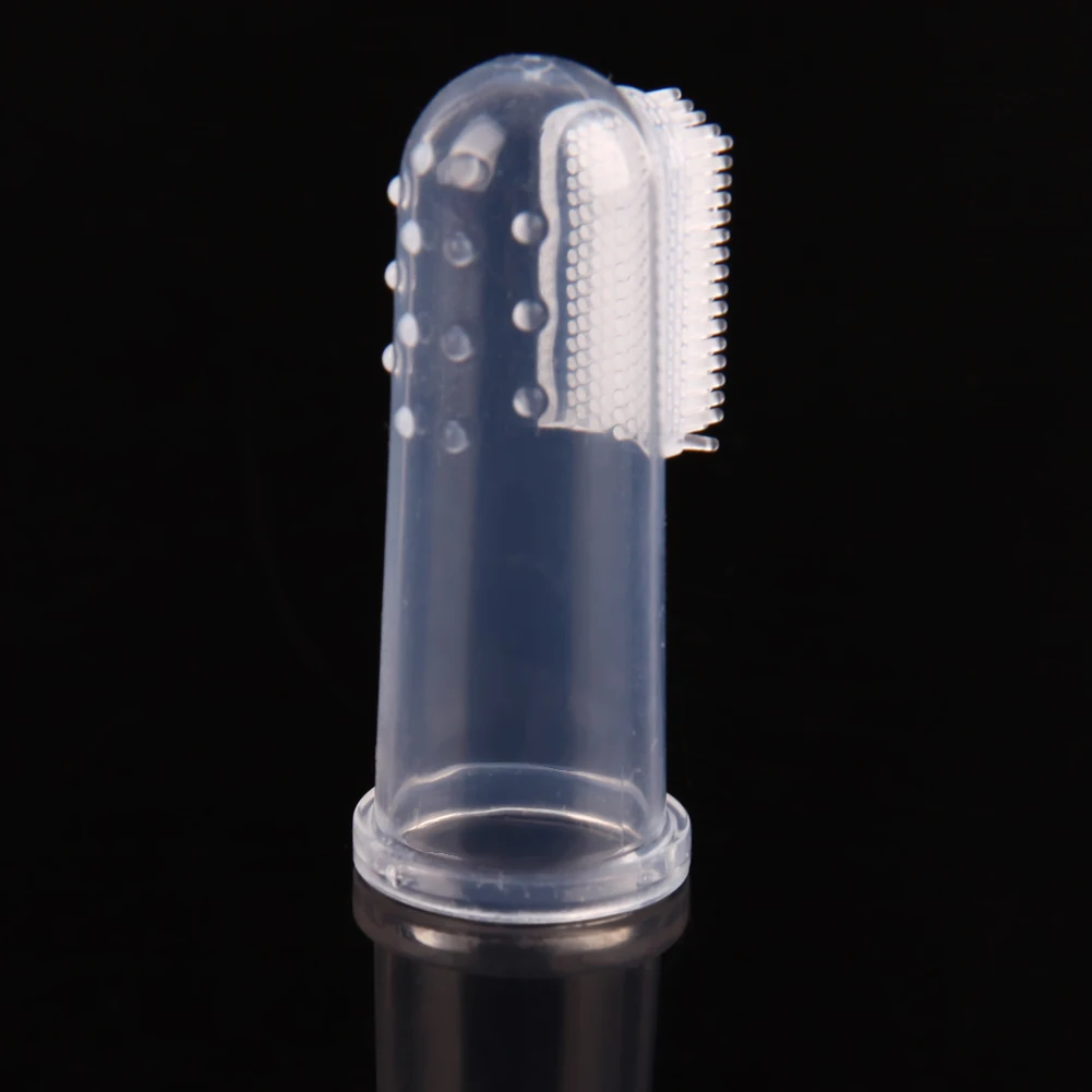 Мягкая зубная щетка для пальцев животных плюшевая собака плюс плохое дыхание