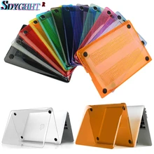 Жесткий Кристальный матовый чехол-накладка для MacBook Air 11 air 13 дюймов A1466 A1932 Pro 13 15 retina A1706 A1708 A1989