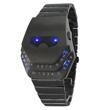 Antique Stainless Steel Women Luxury Men’s Digital watch LED Sport Bracelet Square sports Military Watches relogio masculino