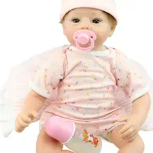 Силиконовые куклы reborn baby длу улучшения сна кукла ручной работы Реалистичная игрушка Рождественский подарок для детей стиль