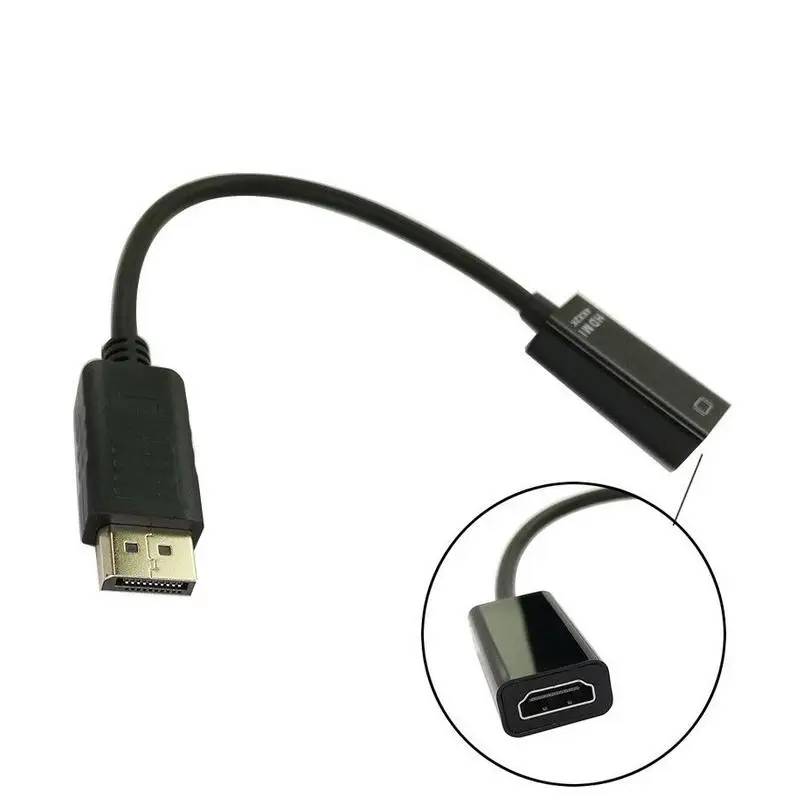  Popolare Mini Display Port a HDMI Adattatore Attivo UHD 4 K Ultra HD 1080 P Video Audio Converter