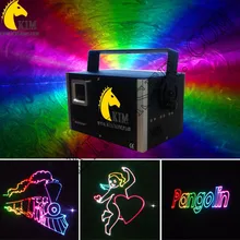 Sd-карта и 1,2 Вт RGB аналоговый лазерный луч и анимацией лазер для сцены свет для dj/pub/вечерние/освещение для клуба
