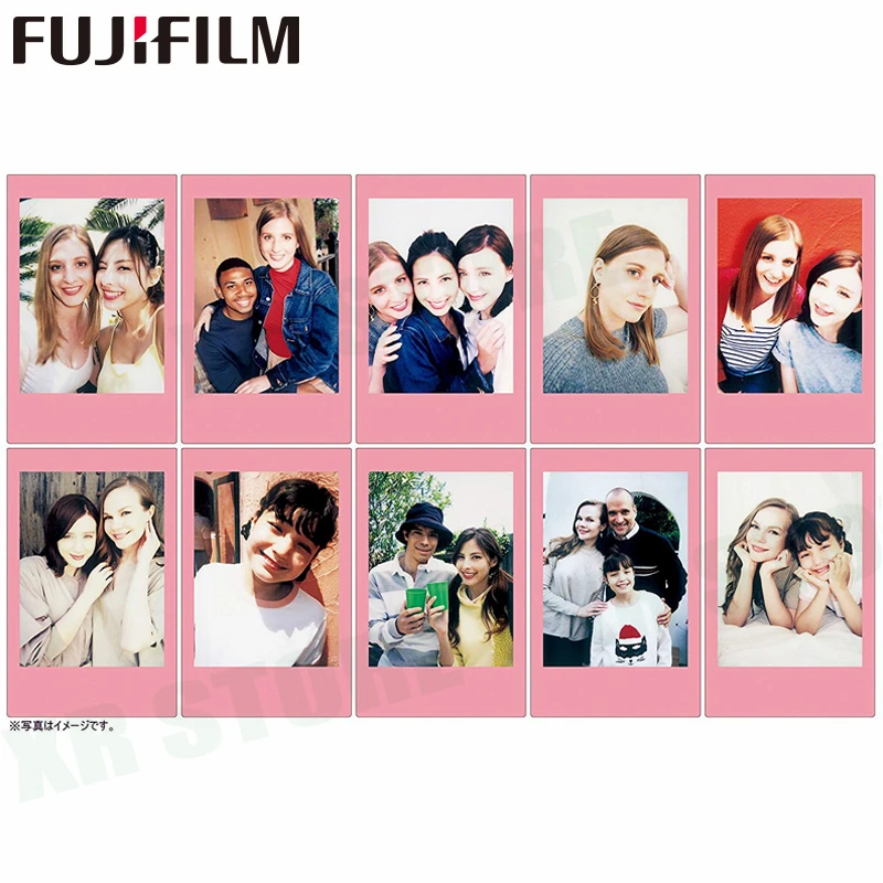 Fujifilm Instax Mini 8 9 пленка розовая Lemonade Fuji мгновенная фотобумага 10 листов для 70 7 s 50 s 50i 90 25 Share SP-1 2 камеры