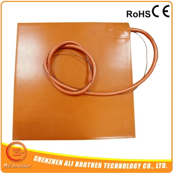 

220V 600W 550*550mm Silicone Rubber Heater With 3M Adhesive And 100K NTC
