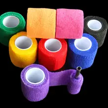 12 шт. эластичные 5 см сплоченной бинты Профессиональный 2016New татуировки аксессуар Accessoire де татуировки 12 Цветов можно выбрать
