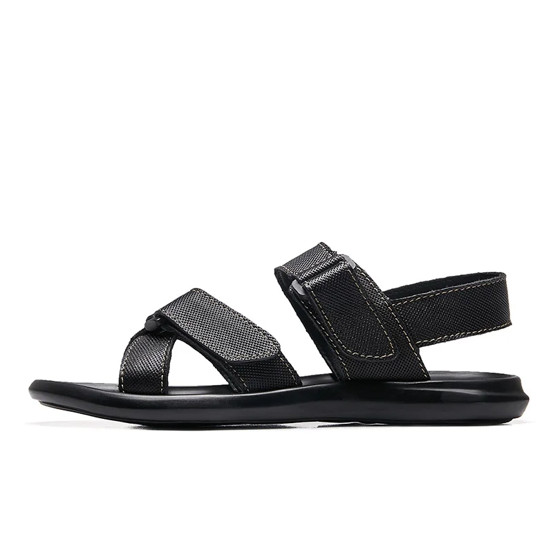 US 6-11 Light Weight Casual Mens' Sandals Summer Man Driving Car Shoes Hook Loop Slides Beach Shoes Nonslip