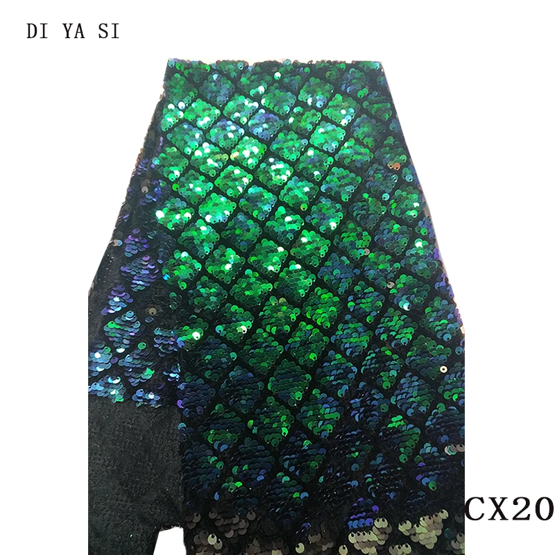 

Unique shining GOLD nigerian lace fabric 2018 high quality lace sequins lace fabrics sequins fabric for party dress CX