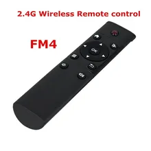 Black 12 Keys Controle Remoto FM4 2.4GHz usb Wireless Keyboard Remote Controller USB Wireless Receiver Mouse For Android TV BOX