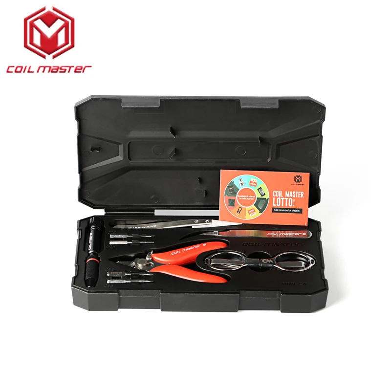 Оригинальный набор Coil Master Mini V2 электронная сигарета инструментов сделай сам для