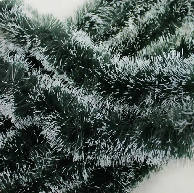 Рождественские полосатые топы, украшения в полоску, темно-зеленая гирлянда, яркие белые рамки, цветная лента для дерева, полоса Lahua bold+ B