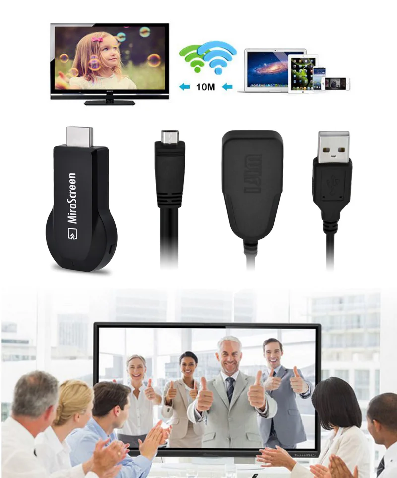 ОТА ТВ Stick Android Smart ТВ HDMI Dongle EasyCast Беспроводной приемник DLNA трансляцию Miracast Airmirroring PK Chrome бросить любого литой мини телевизор ютуб джойстик на телефон мини телевизор