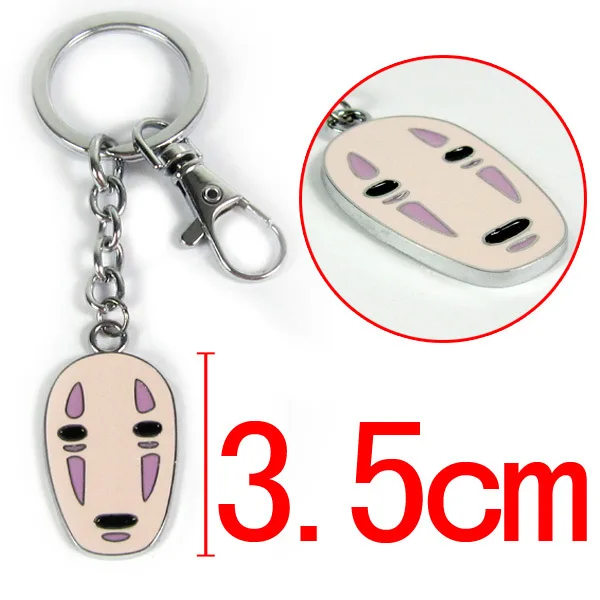 

Tonari no Totoro Toys Spirited Away Faceless men Dolls keychain phone straps necklace keychains