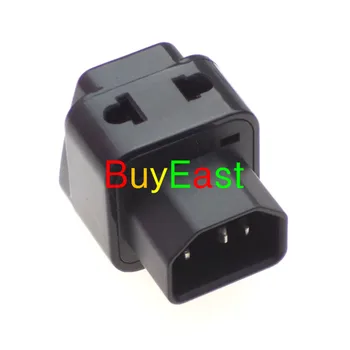 

Lot 5 IEC320 C14 Male Power Plug Adapter 2 Way Outlet Convert World Plug 250V 10A