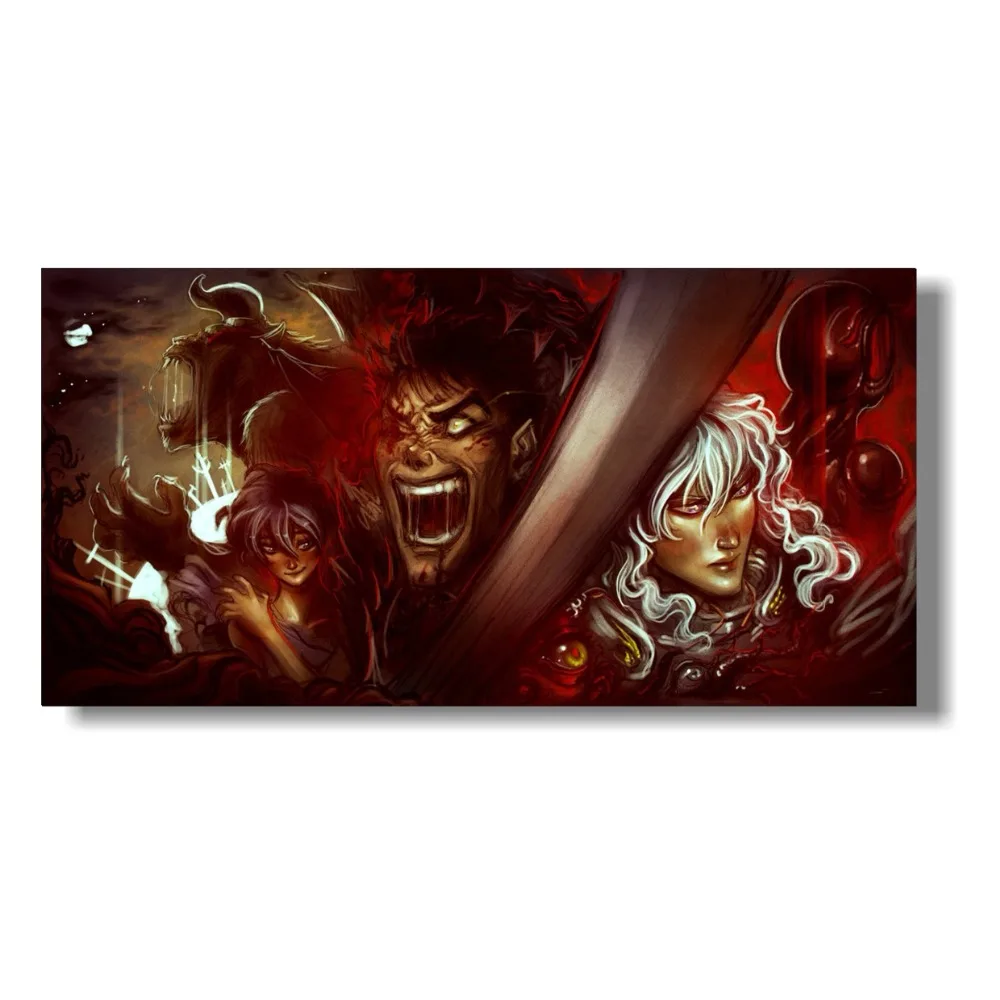 

MANGA ANIME BERSERK GUTS GIANT SWORD HELMET 160x80 cm POSTER ART PRINT