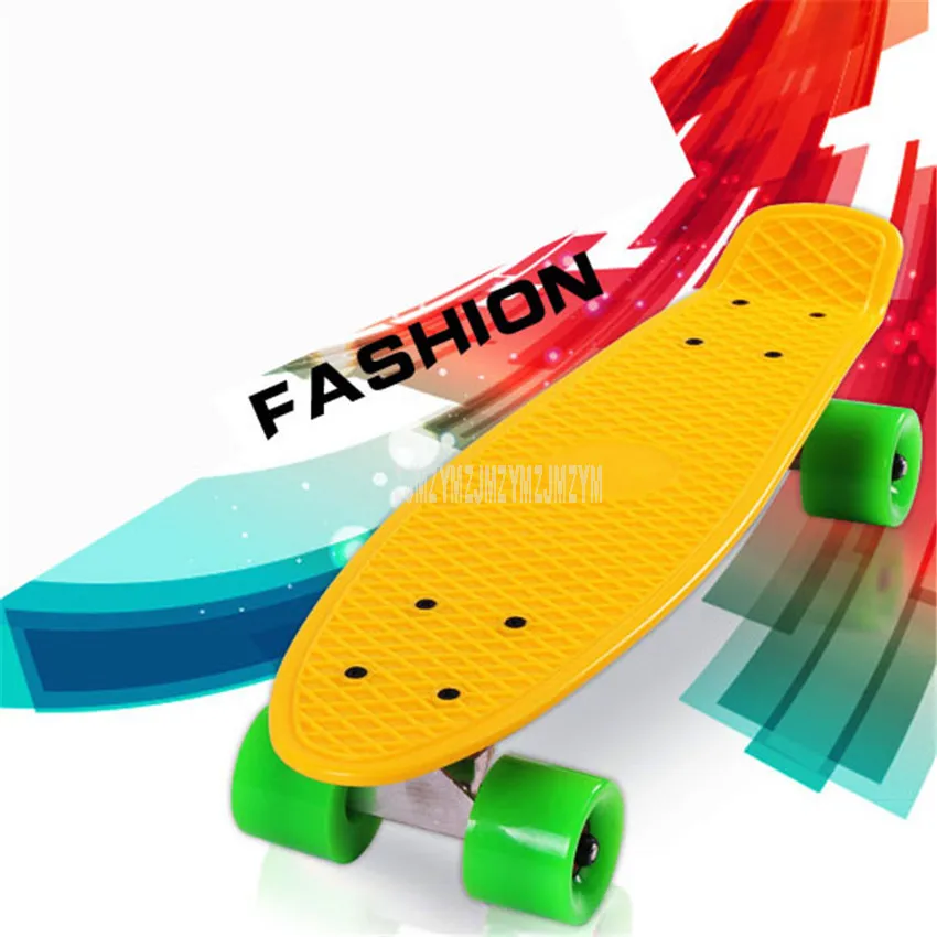Четырехколесный мини скейтборд в стиле ретро, классический Скейтборд в стиле крейсера, Уличный Скейтборд для взрослых или детей, самокат, скейтборд