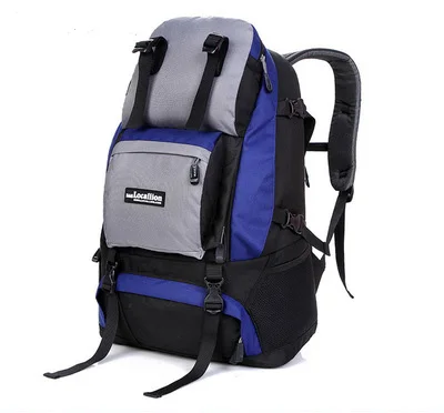Горячая Распродажа 55L Камуфляжный тактический рюкзак военный армейский рюкзак Mochila водонепроницаемый походный охотничий рюкзак туристический рюкзак Спортивная Сумка На Открытом Воздухе - Цвет: Blue