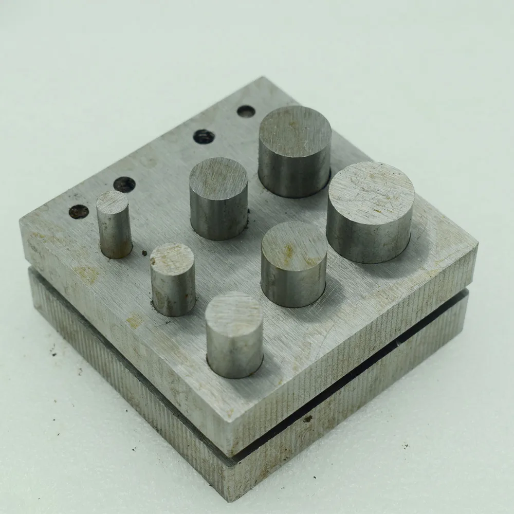 Round 7 Punch Disc Cutter 0.6cm 1.5cm Round Disc Cutters Punch Metal