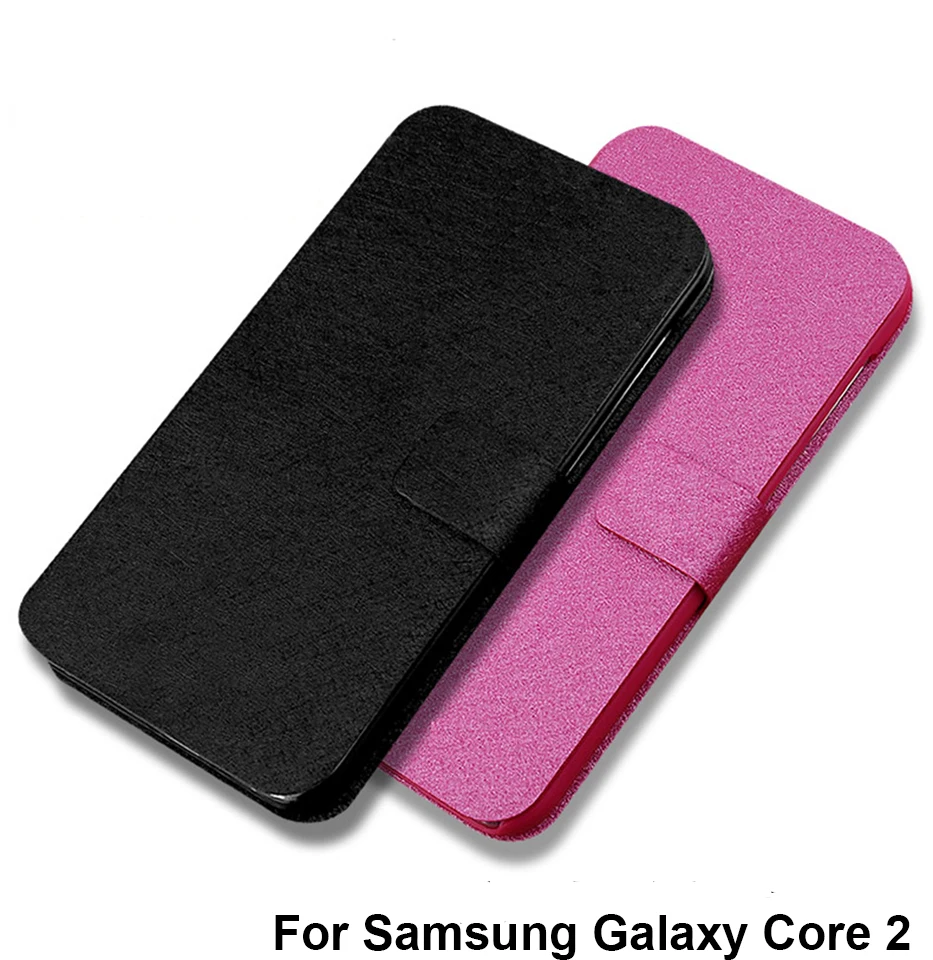 

Silicone Case for Samsung Galaxy Core 2 II Dual SIM G355H SM-G355H phone case Pu Leather Flip Cover Core2 Duos G355HDS SM-G355M