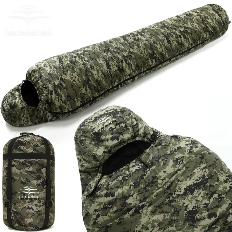 

Outdoor camping sleeping bag thick warm adult camouflage four cotton sleeping bag