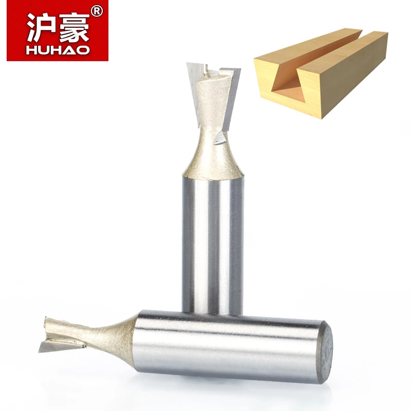 HUHAO 1 шт. 1/2 &quot1/4&quot хвостовик резак для дерева ласточкин хвост 2 фрезы древесины