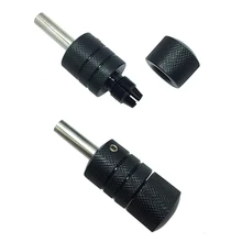 2 шт. Новая алюминиевая Татуировка Авто замок ручки трубка " 25 мм упаковка черный