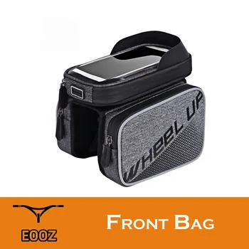 

WHEEL UP Waterproof Cycling Front Bag Touch Phone Stand Case For 6.0 inch smartphone Screen Bike Bag Tube Frame Pannier