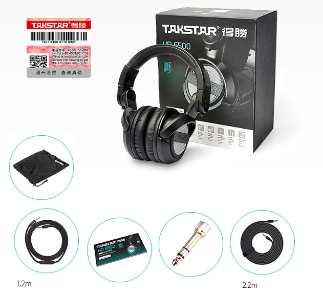 Динамические стереонаушники TAKSTAR HD6500 профессиональные наушники для студийного