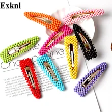 Exknl корейский цветок заколки для волос винтажные длинные заколки для волос декоративные бусины Свадебные металлические аксессуары для волос заколка для волос