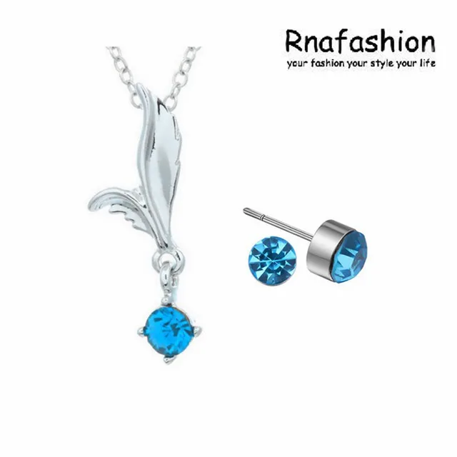 Semplice Moda austriaco di cristallo Monili D'avanguardia Jewerly Fata ali Degli Semplice Moda austriaco di cristallo Monili D'avanguardia Jewerly Fata ali Degli