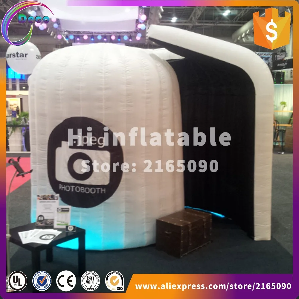 

Colorful air photobooth inflatable photo booth enclosure