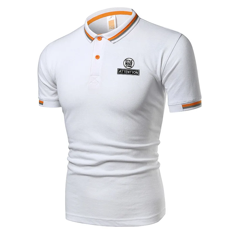 Для мужчин лето 2019 г. мода Camisa мужские поло рубашки для мальчиков Высокое качество короткий рукав s