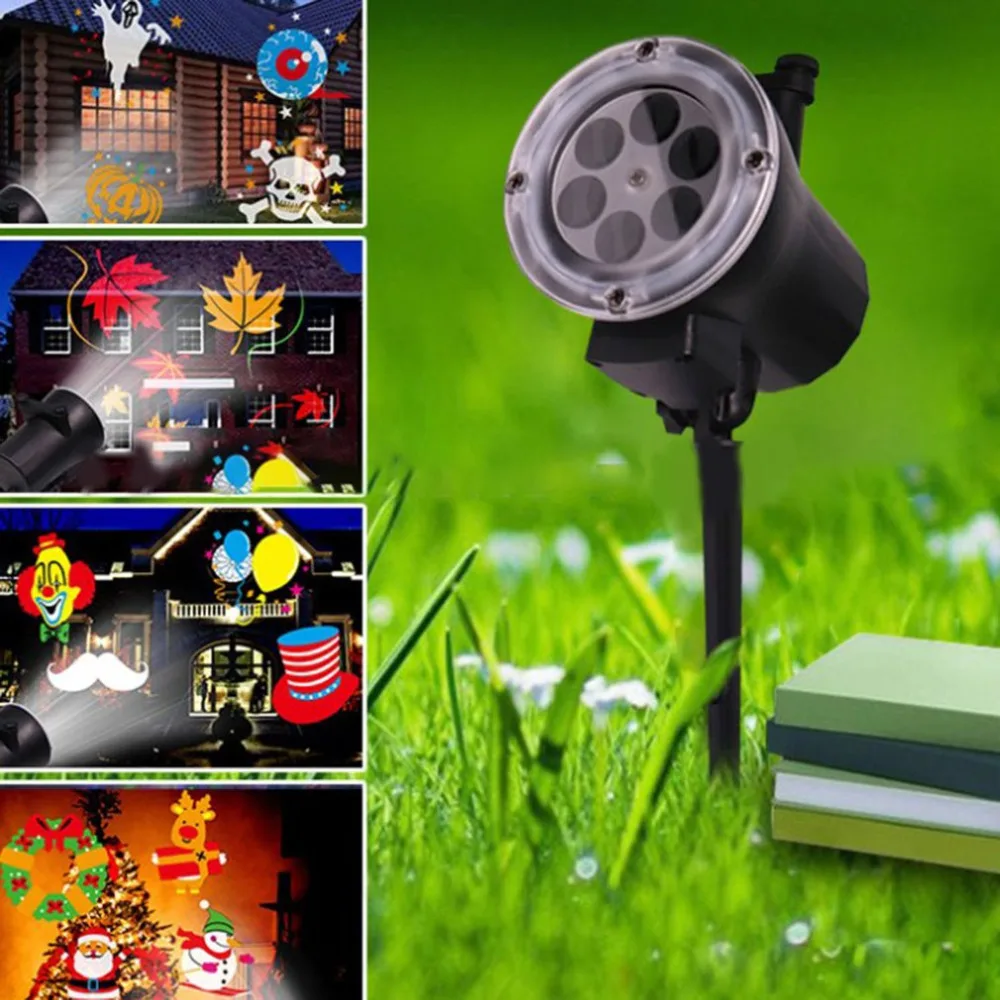 Led Christmas Decoration Outdoor Tree Projection Lampin Holiday