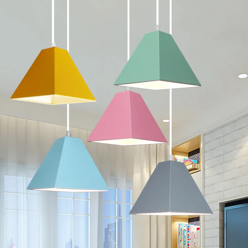 

Color Led modern Ceiling Lamp Simple Nordic Creative Restaurant Bedroom Lighting Ceiling Decoration Modern Ceiling Light